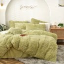 Ljojo Long Hair Velvet Duvet Cover Set - Queen Size