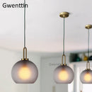 Ljojo Luxury Glass Ball Pendant LED Lights for Elegant Home Decor