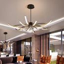 Ljojo Matte Black/White Modern Led Chandelier - Adjustable New Fixture