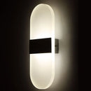 Ljojo LED Round Corner Acrylic Wall Lamp for Home Interiors
