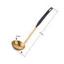 Ljojo 304 Stainless Steel Soup Spoon Colander Kitchen Utensil