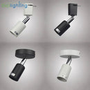 Ljojo Minimalist E27 Track Light with Adjustable Direction in Ceiling Mounted Fixture