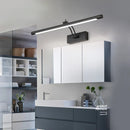 Ljojo LED Vanity Wall Lamp 40/55cm Black Sconce for Bathroom Mirror, Bedroom Waterproof