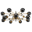 Ljojo Luxury Glass Ball LED Chandelier for Indoor Living Room, Kitchen, Bedroom