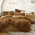 Ljojo Long Hair Velvet Duvet Cover Set - Queen Size