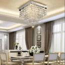 Ljojo Mini Crystal Ball Chandelier for Dining Kitchen Bar Hallway LED Luster
