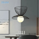 Ljojo Luxury Metal Pendant Ceiling Lamp Adjustable LED Suspension Hanging lamp