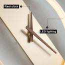 Ljojo LED Wall Clock Lamp Modern Wall Light Fixture