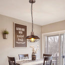 Ljojo Loft Industrial Retro Iron Pendant Lights for Dining Room, Bar, and Cafe