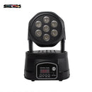 Ljojo™ Mini LED Wash Moving Head Light with 7x12W RGBW/18W RGBWA+UV for Dj Disco