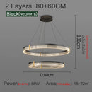 Ljojo Luxury Nordic LED Chandelier for Dining Room, Bedroom, and Living Room