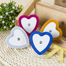 LED Night Light Wireless Heart-Shaped Sensor Mini EU US Plug Ljojo Bedside Lamp
