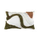 Beige Grey Tufted Coral Pillow Cover by Ljojo for Stylish Home Decor