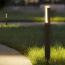 Ljojo 10W LED Garden Lawn Light Aluminum Pillar Outdoor Bollard Lamp
