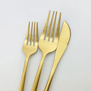 Ljojo 24/36Pcs Stainless Steel Flatware Cutlery Set Silverware Kitchen Tableware