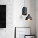 Ljojo Loft Industrial Edison Pendant Lights - Modern Nordic Cement LED Fixture
