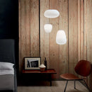 Ljojo Milky White Glass Lamp: Foscarini Rituals Pendant for Home Decor
