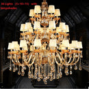 Ljojo Luxury Crystal Villa Chandelier - Modern Big Lustres