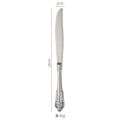 Ljojo Luxury Stainless Steel Western Cutlery Set Dinnerware Tools