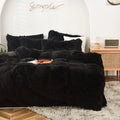 Ljojo Long Hair Velvet Duvet Cover Set - Queen Size