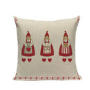 Ljojo Merry Christmas Decor Pillow Cover Set 45x45cm Linen Noel Cushion Cases