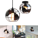 Ljojo Metal Globe Pendant Chandelier: Rustic Industrial Ceiling Light Fixtures