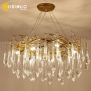Ljojo Luxury Crystal Chandelier for Home Decor and Lighting