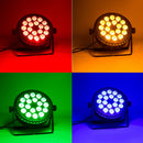 Ljojo™ LED Flat Par Light 18x12W/18x18W RGBWA UV Wireless DMX 512 - DJ Disco Party