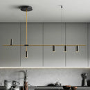 Ljojo Minimalist Black Chandelier for Luxurious Dining Room
