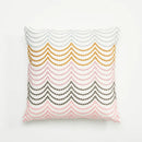 Chic Daisy Dandelion Embroidery Cushion Cover by Ljojo