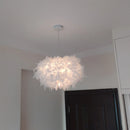 Ljojo LED Feather Pendant Lights for Stylish Home Decor