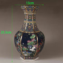 Ljojo™ Ancient Enamel Flower Bird Vase Collection - Home Desk Decor