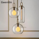 Ljojo Luxury Glass Ball Pendant LED Lights for Elegant Home Decor