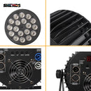 Ljojo™ LED Flat Par Light 18x12W/18x18W RGBWA UV Wireless DMX 512 - DJ Disco Party