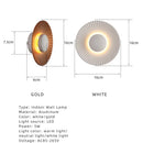 Ljojo Modern 5W LED Metal Wall Lamp for Indoor Decoration in Hotel Restaurant Bedroom