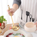 Ljojo 304 Stainless Steel Soup Spoon Colander Kitchen Utensil