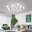 Ljojo Metal Art Industrial Living Room Ceiling Chandelier