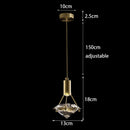 Ljojo Luxury Postmodern Copper Crystal Chandeliers - Modern Minimalist Pendant Lighting