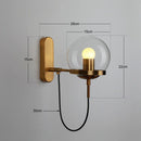 Ljojo Loft LED Wall Light for Modern Home Indoor Decor with E27 Bulb sockets