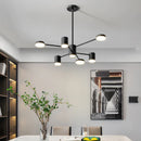 Ljojo LED Chandelier Light Modern Nordic Pendant Lamp for Living Dining Room Bedroom Black