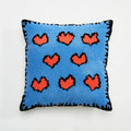 Chic Daisy Dandelion Embroidery Cushion Cover by Ljojo