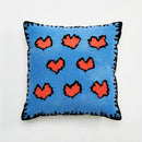Chic Daisy Dandelion Embroidery Cushion Cover by Ljojo