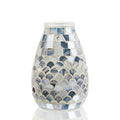 Ljojo™ Glass Mosaic Vase for Hydroponic Green Dill Small Flower Arrangement