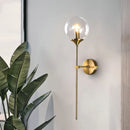Golden Round Glass Ball Wall Lamp by Ljojo: Nordic Design LED Wall Lights