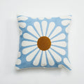 Chic Daisy Dandelion Embroidery Cushion Cover by Ljojo