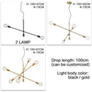 Ljojo Long Pole Pendant Light: Modern Nordic Design, E27 LED Bulb Included