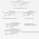 Ljojo™ Garment Storage System: Drawer Dividers for Clothing Organization