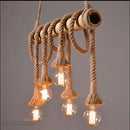 Bamboo Pendant Lights by Ljojo - Unique Loft Lighting for Kitchen and Bar Decor