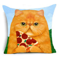 Cartoon Cat Pet Pillow Cover for Home Sofa Decor by Ljojo