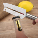 Ljojo 3-in-1 Potato Apple Peeler Knife Bottle Opener Kitchen Tools Essentials